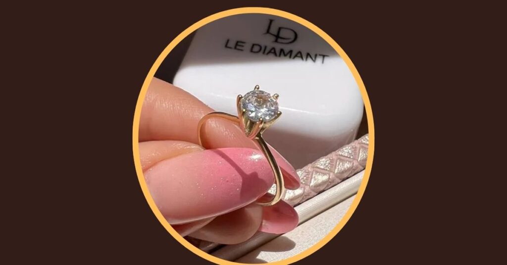 anel solitário ouro