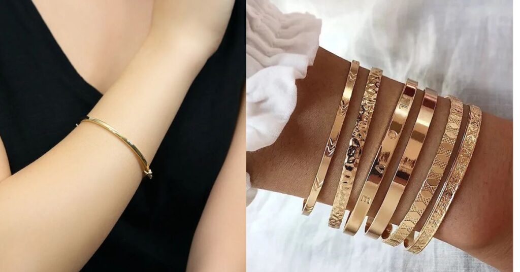 pulseira de ouro feminina