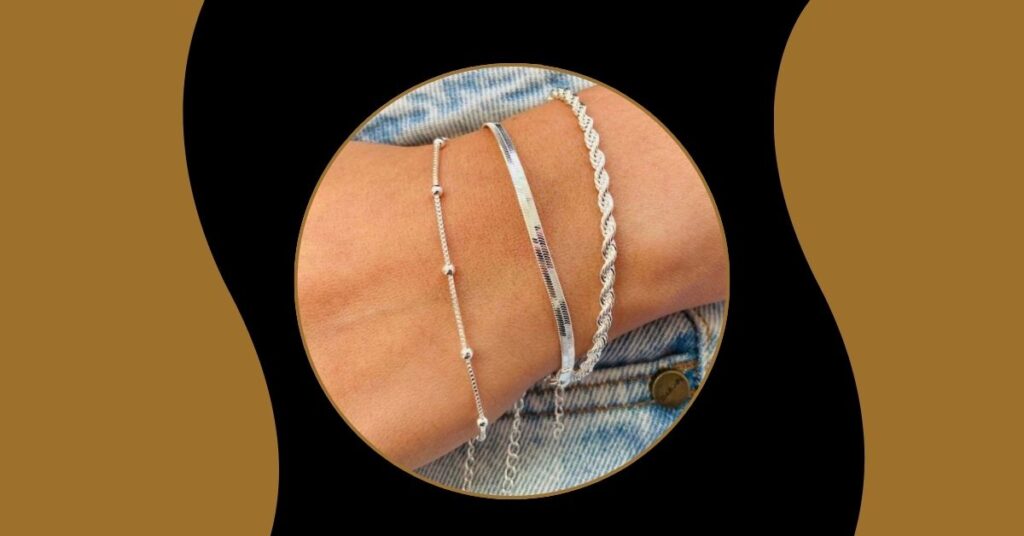 pulseira de prata feminina